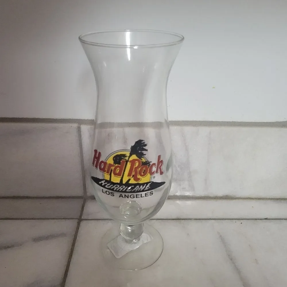 HARD ROCK CAFE Los Angeles Hurricane Glass (Original Edition)